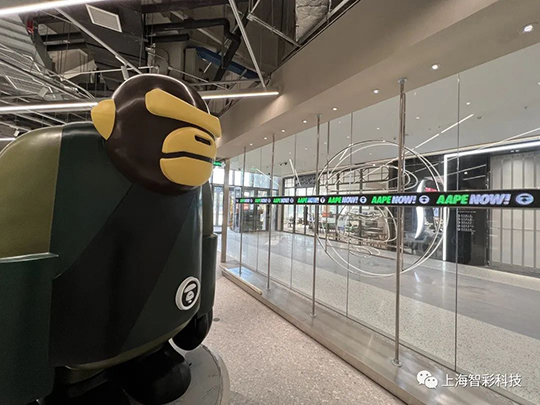 上海松江印象城Aape店鋪LED顯示屏由智彩科技設計、安裝 上海松江印象城Aape店鋪LED顯示屏由智彩科技設計、安裝